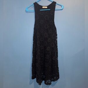 Ginger G Black Lace Midi Dress
